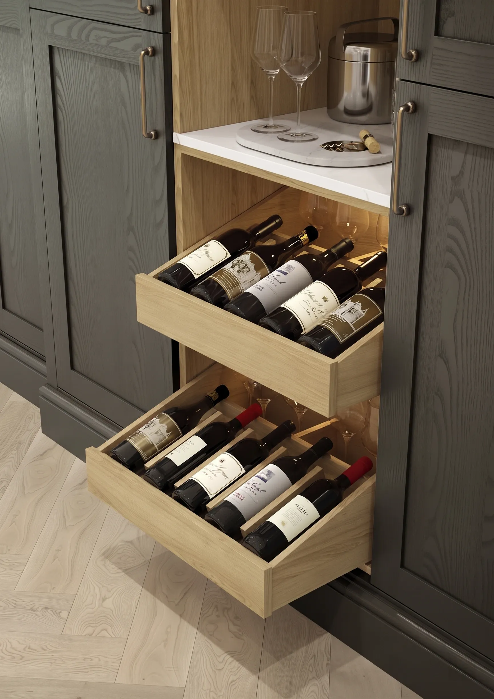 Kitchen Storage Detail